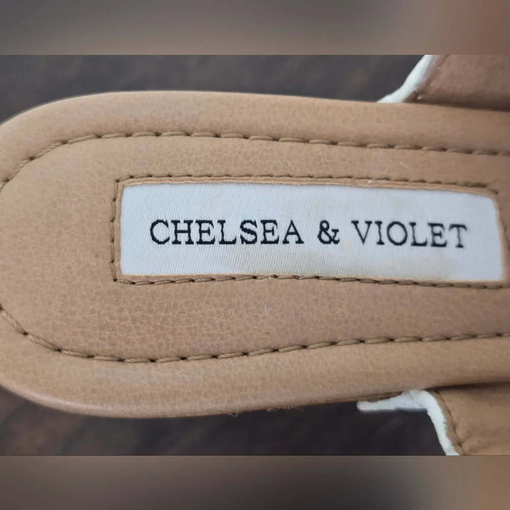 Chelsea & Violet NWT Snake Leather 70s Inspired ClogWomen's Sz 6 - Picture 7 of 14